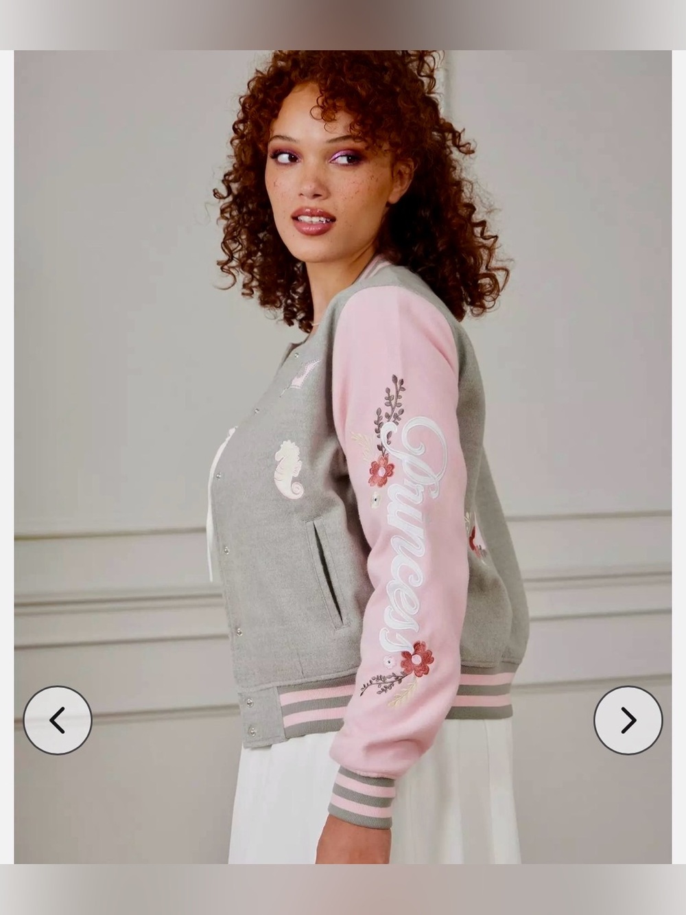 Disney Princess Icon Varsity Jacket - Picture 4 of 9